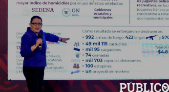 Destruye Gobierno de México más de 992 armas