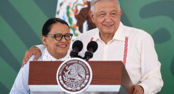 Reconoce AMLO el aporte de Rosa Icela al proyecto de transformación