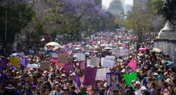 Multitudinarias manifestaciones en México por el Día Internacional de la Mujer: exigen justicia y equidad de género.