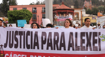 Candidato a presidente municipal de Metepec encabeza marcha; exige justicia por su hijo tras presunto intento de homicidio