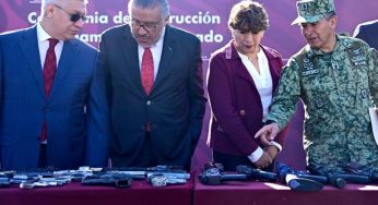EdoMéx arranca campaña de destrucción de armamento a cargo de la SEDENA