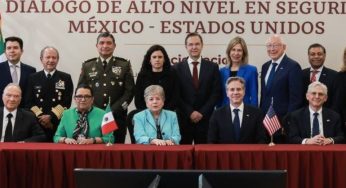 Prevenir el crimen transfronterizo, uno de los acuerdos del Diálogo de Alto Nivel entre México y EU