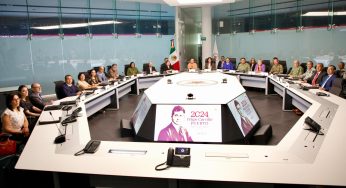 Se reúne gabinete de seguridad del gobierno federal con consejeros del INE y analizan acciones para el proceso electoral.